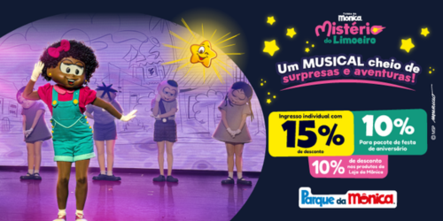 Parque da Mônica |  Desconto de Agosto