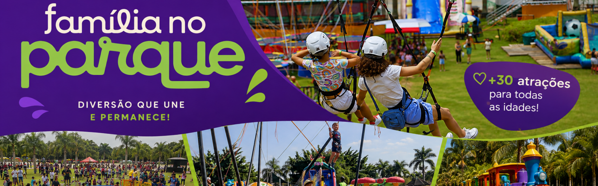 Férias de Julho no Família no Parque - 50% de desconto no Clube Festou