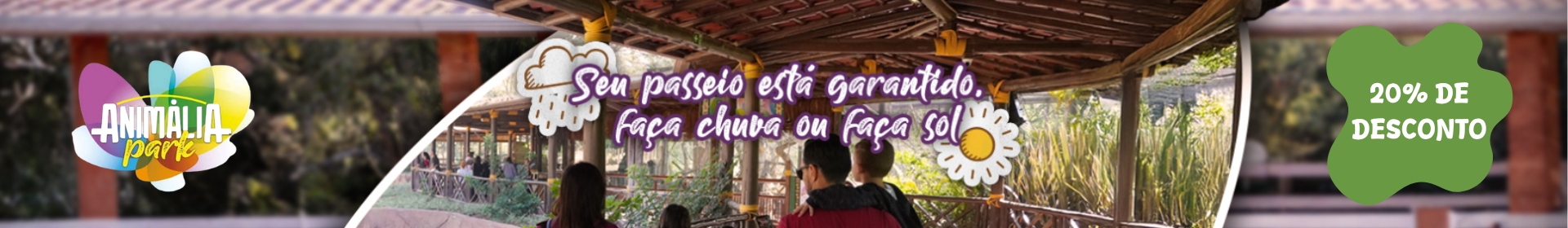 20% DE DESCONTO NO ANIMÁLIA PARK