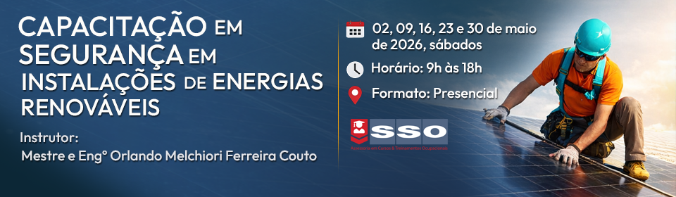 Curso: Capacitação em Segurança em Instalações Energias Renováveis