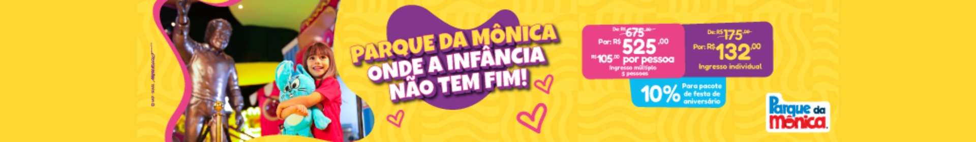 PARQUE DA MONICA MES DAS CRIANÇAS